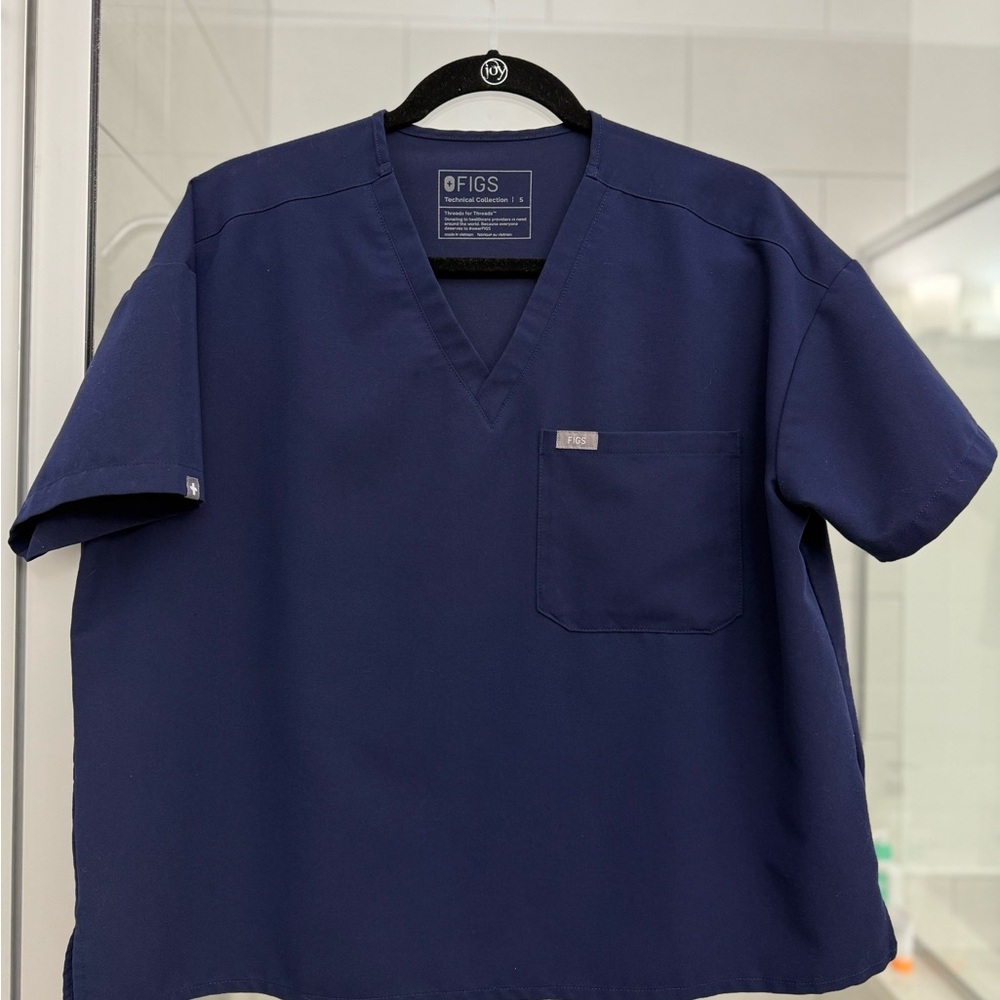 Figs relaxed Catarina top - navy